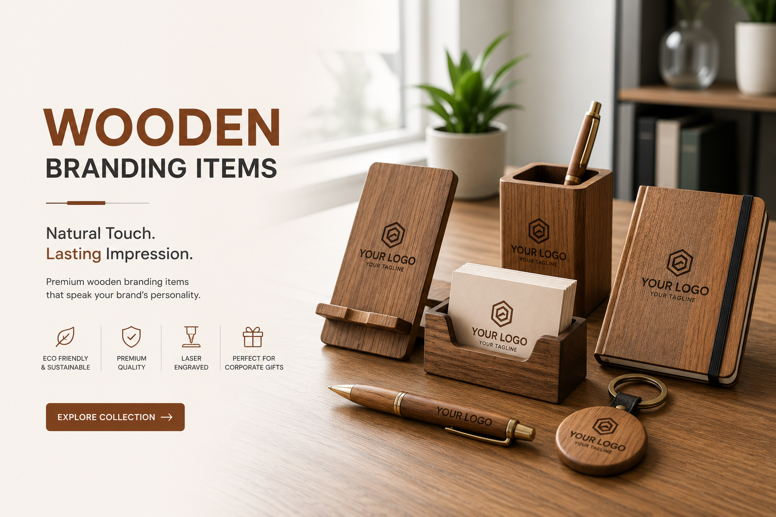 Wooden Branding Items